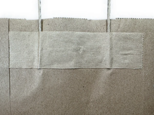 10 x 5 x 13 Twist Handle Kraft Paper Shoppers Reinforced Handle Reinforced Handle of 10 x 5 x 13 Kraft Paper Bag wih Twist Handle
