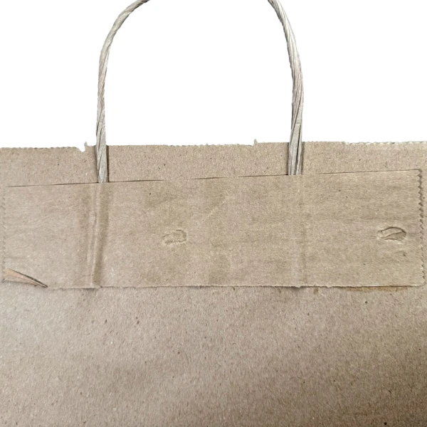 13 x 7 x 17 Twist Handle Kraft Paper Shoppers Reinfoirced Handle Reinforced Handle 13 x 7 x 17 Kraft Paper Bag wih Twist Handle