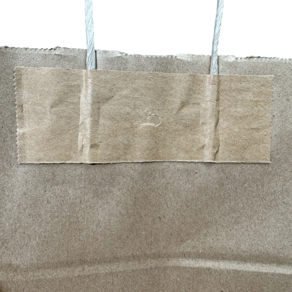 8 x 5 x 10 Twist Handle Kraft Paper Shoppers Reinforced Handle Reinfofrced Handle 8 x 5 x 10 Kraft Paper Bag wih Twist Handle