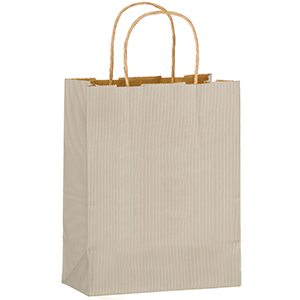 8 x 4 x 10 Oatmeal Twisted Handle Paper Bags