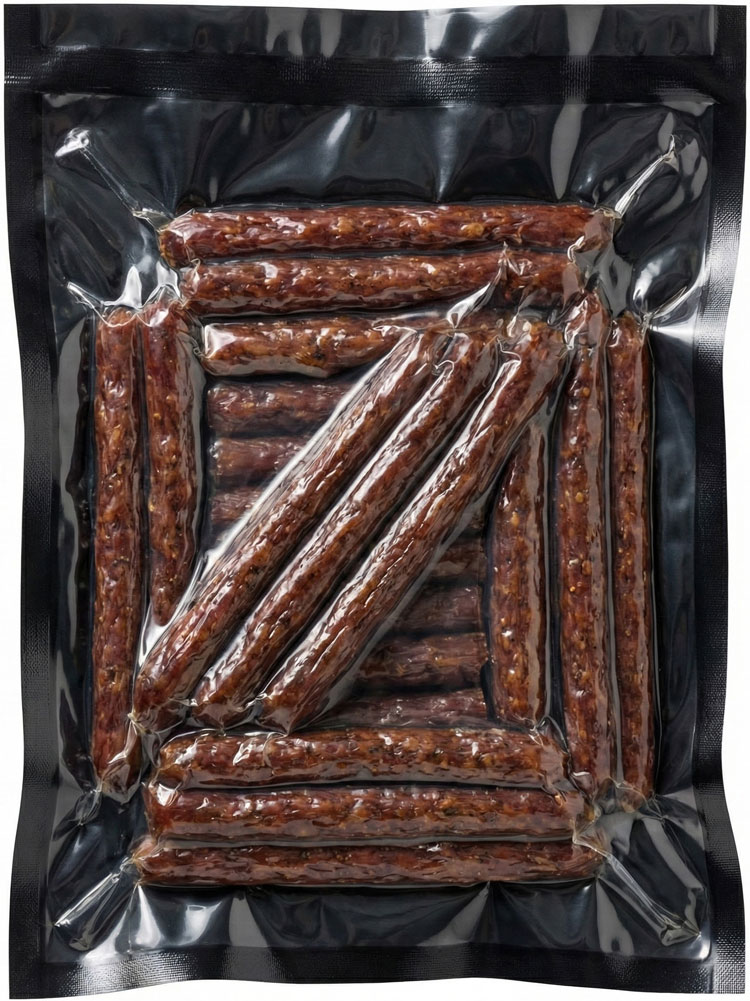 7 x 9 Black Back Vacuum Bag