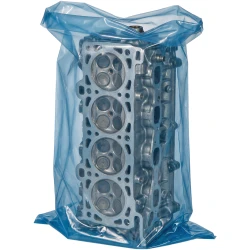 18" x 24" 4 mil Flat VCI Bags - Multimetal Blue