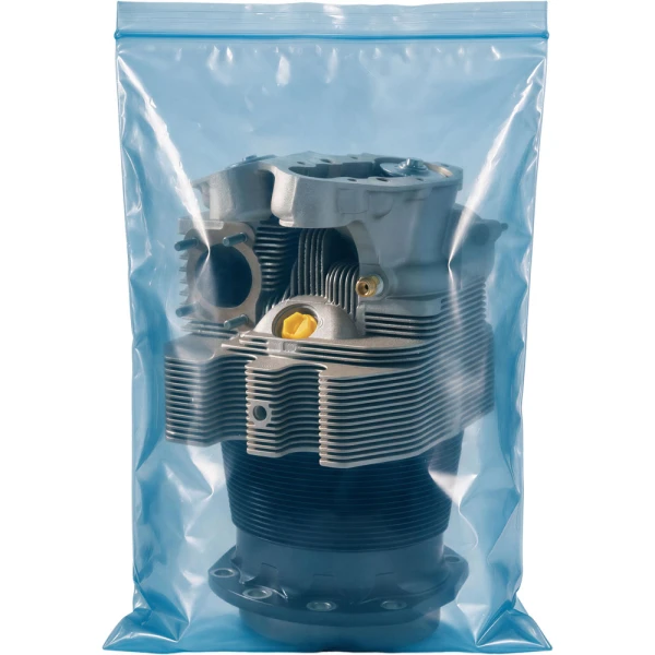 24x36 4 Mil VCI Flat Poly Bags - Multimetal Blue 24 x 36 4 Mil Poly Bags with Vapor Corrosion Inhibitor