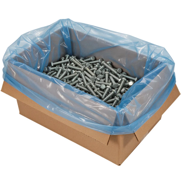 24x36 4 Mil VCI Flat Poly Bags - Multimetal Blue 24 x 36 4 Mil Poly Bags with Vapor Corrosion Inhibitor