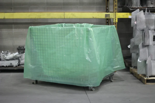 36 x 36 36 x 36 Lay Flat VCI Sheeting - Multimetal Green - 1/RL