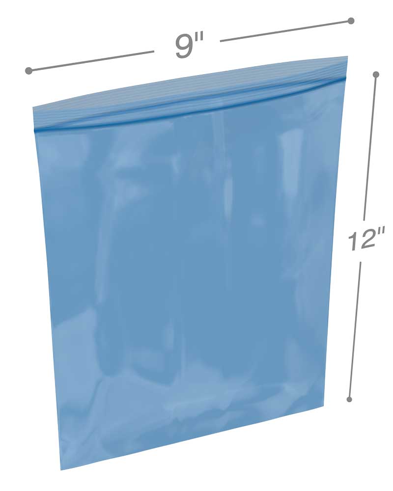 9x12 reclosable vci bags