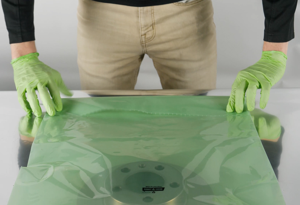 Double Fold to Seal Zerust 24 x 36 4 mil Flat VCI Bags