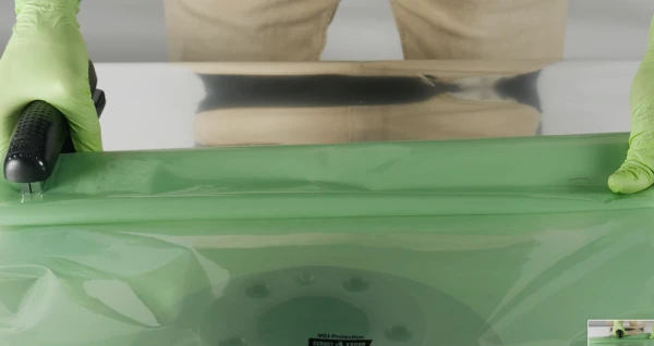 24x6 4 mil Flat VCI Bags - Multimetal Green Double Folding Then Stapeling Double Fold and Staple to Seal Zerust 24 x 36 4 mil Flat VCI Bags