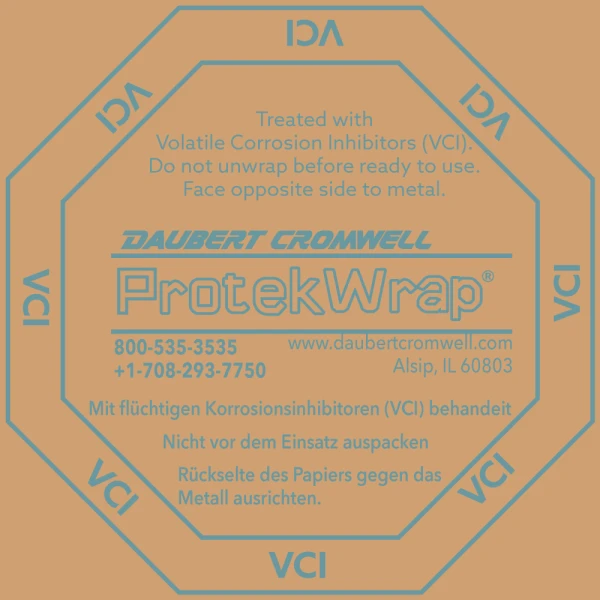 ProtekWrap 36" x 200 yds. Industrial VCI Paper Rolls - 30lb Weight Paper