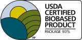 USDA  Certified Biobased Product 93 percent
