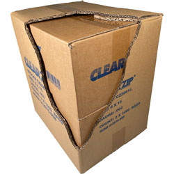 6 x 15 2 mil Ziplock Bags in Cut Away of Master Case