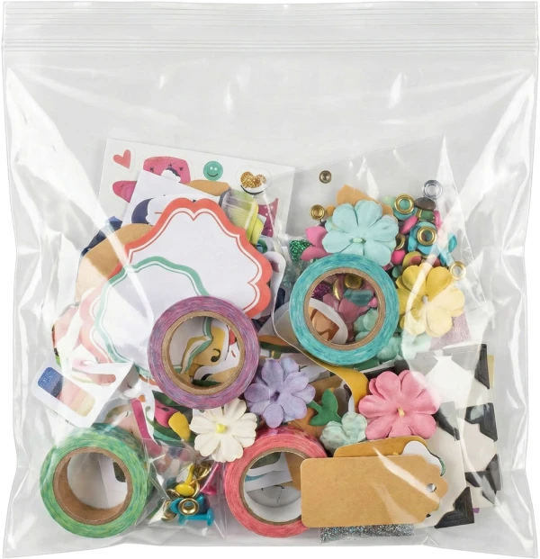 7x7 2 Mil ClearZip Lock Top Bags 7x7 2 Mil ClearZip Locking Bags