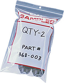 4 Mil Sample Parts Zipper Bags