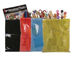 Tinted Zipper Bags