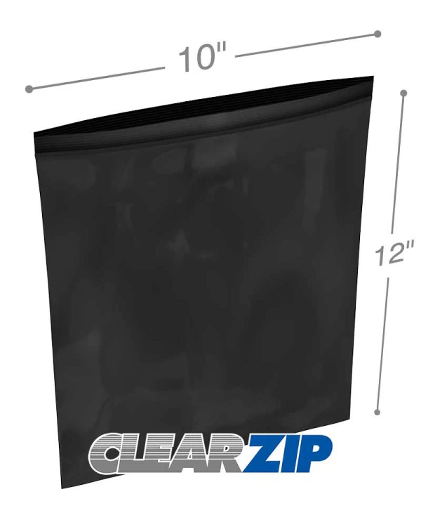 10 x 12 black zipper bags 10x12 black zipper bags