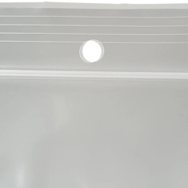 10x12 4 Mil Clearzip Lock Top Hang Hole Bags Hang Hole Hang Hole of 10 x 12 Clearzip Locking Top Bags with Hang Hole 4 Mil