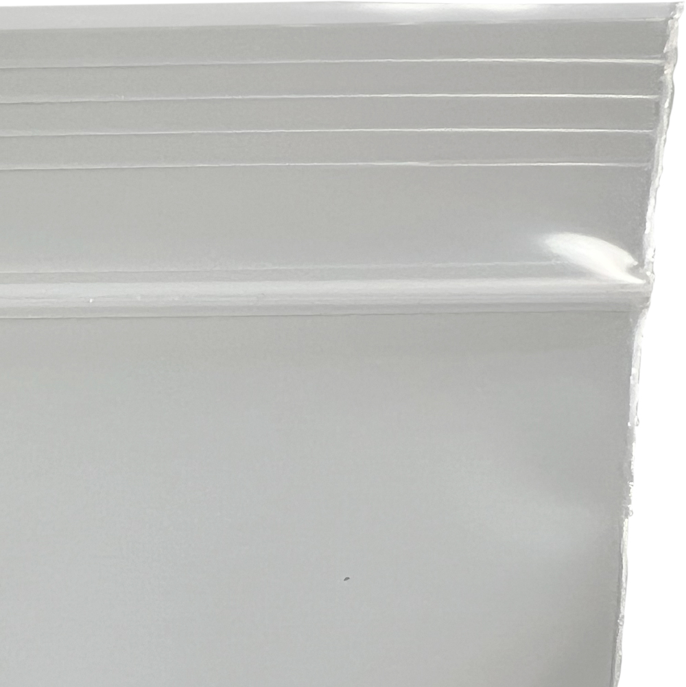 Ziplock Top 10 x 12 Clearzip Locking Top Bags with Hang Hole 4 Mil