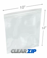 10x12 6Mil Zipper Locking Bags