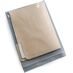 10 x 13 4 Mil Clearzip Lock Top Bags with File Folder in Bag