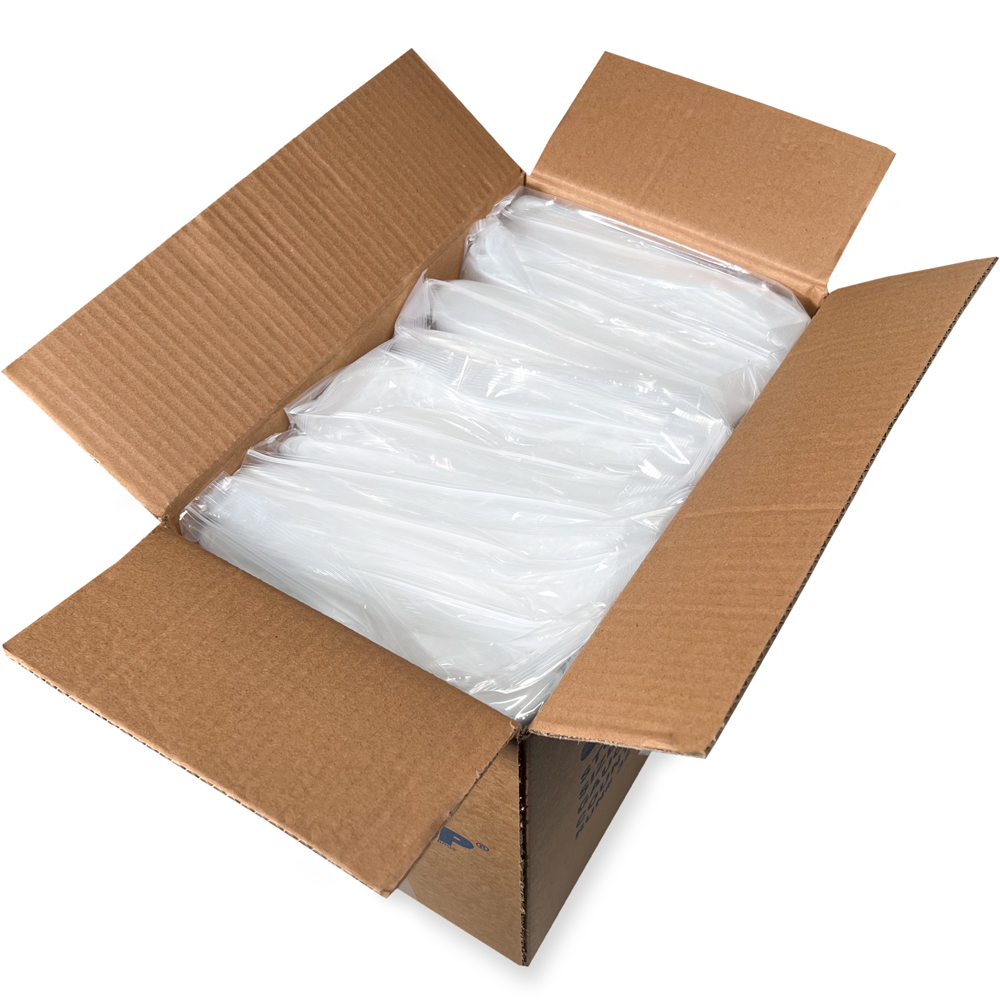 Case of 12 x 12 2 Mil Clearzip Lock Top Bags