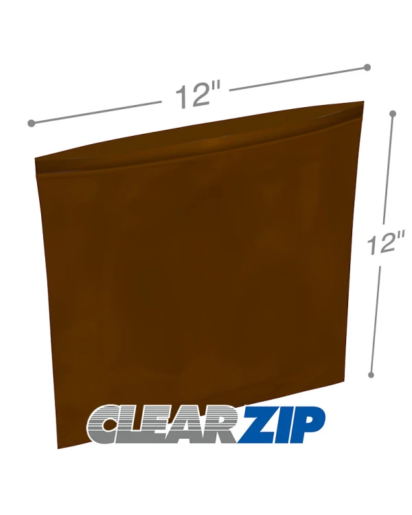 12 x 12 Amber Reclosable Bags 12x12 Amber Reclosable Bags
