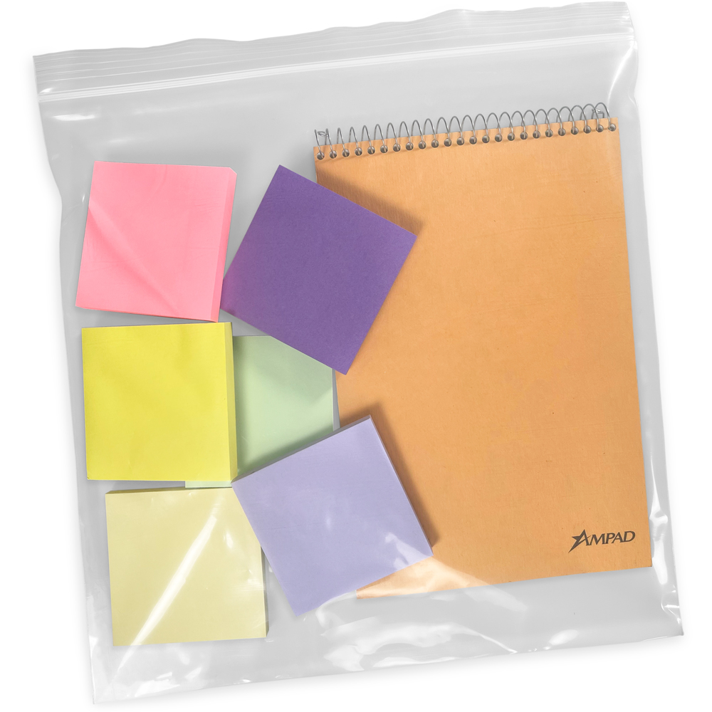 Office Supplies in 12 x 12 4 Mil Clearzip Lock Top Bag