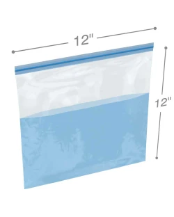12" x 12" Leakproof Reclosable Zipper Bags