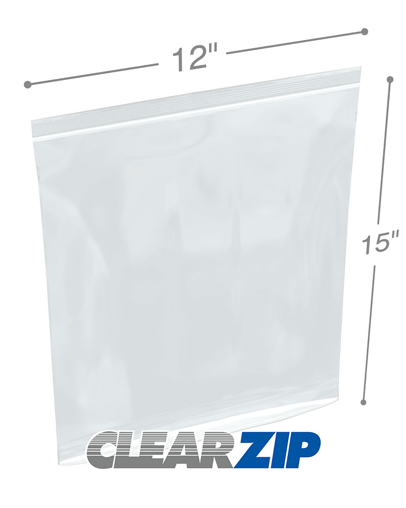 12 x 15 Tamper Evident Reclosable Bags