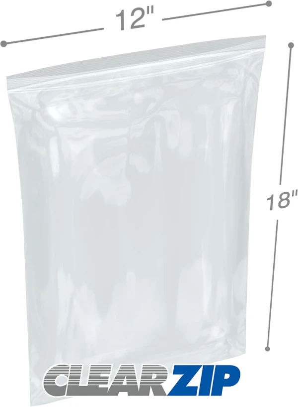 12 x 18 .006 Clearzip Lock Bags 12 x 18 .006 Clearzip Lock Bags