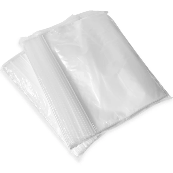 12 x 18 Zip Locking Poly Bags with Suffocation Warning Innerpacks Innerpacks of 12 x 18 Zip Locking Poly Bags with Suffocation Warning