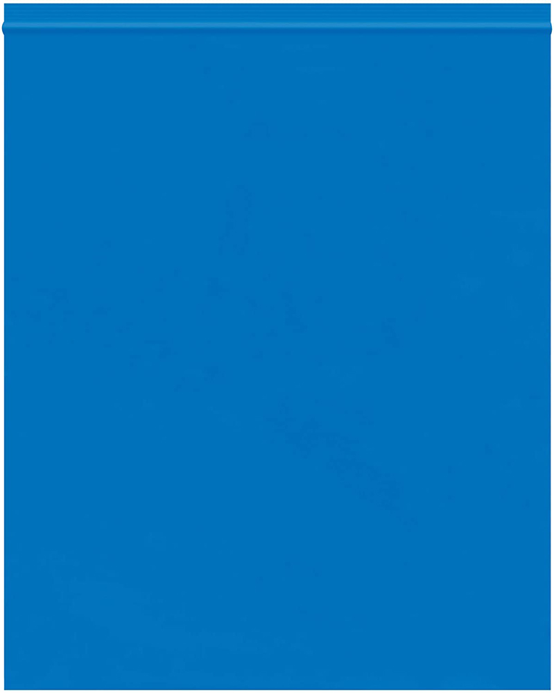 12x15 Blue Zip Bags 2 Mil