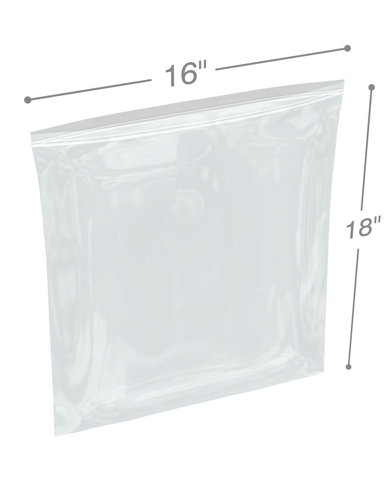 16 x 18 .006 Clearzip Lock Bags