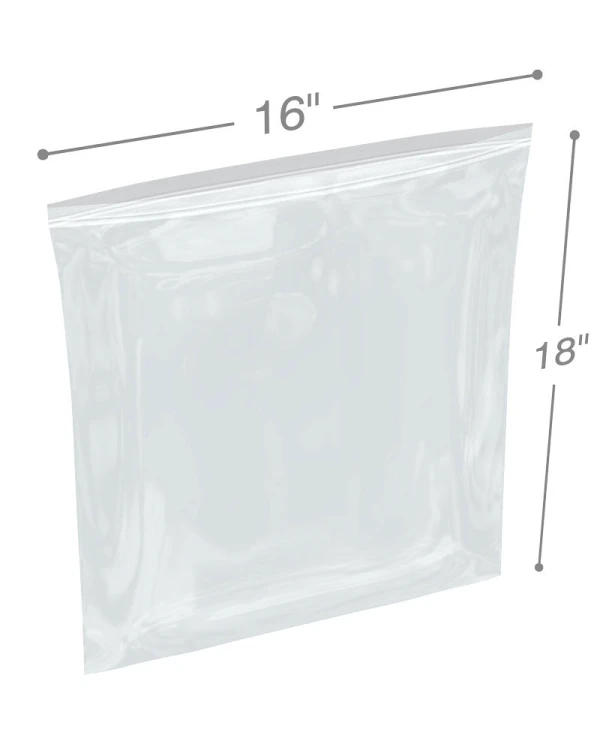 16 x 18 .008 ClearZip Lock Bags 16 x 18 .008 ClearZip Lock Bags