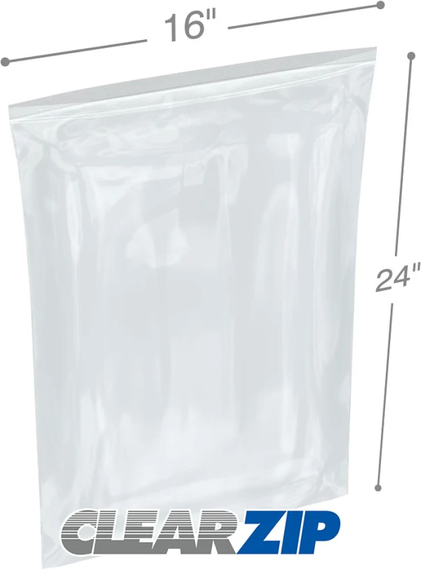 16 x 24 .006 Clearzip Lock Bags 16 x 24 .006 Clearzip Lock Bags