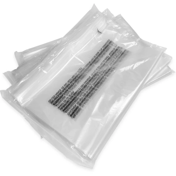 18 x 24 Zip Locking Poly Bags with Suffocation Warning Innerpacks Innerpacks of 18 x 24 Zip Locking Poly Bags with Suffocation Warning