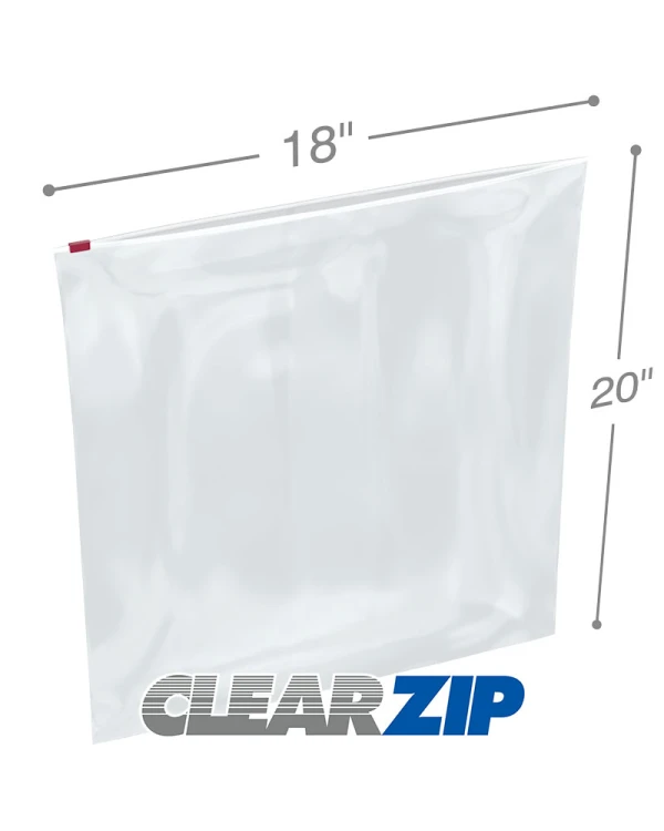 18x20 3 Mil Slider Lock Zip Bags