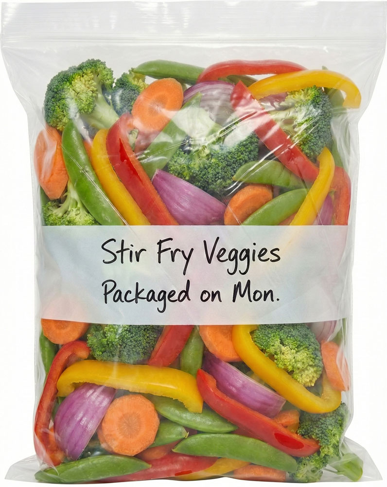 10 x 12 Clearzip Locking Top Bags with White Block 4 Mil