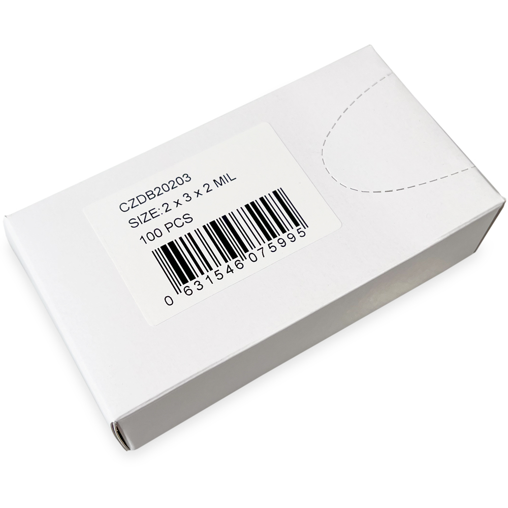 Dispenser Box of 2 x 3 2 Mil Clearzip Lock Top Bags