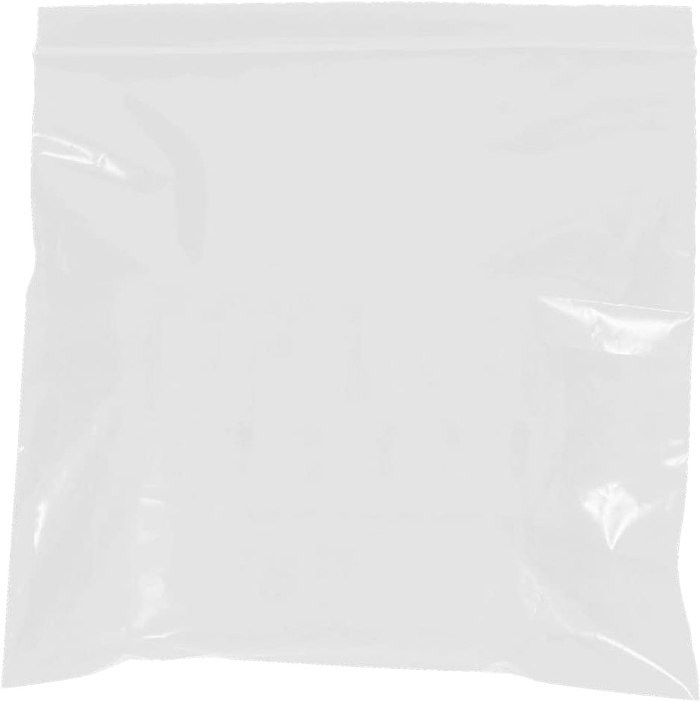 White 2 x 3 2 Mil Zip Bags