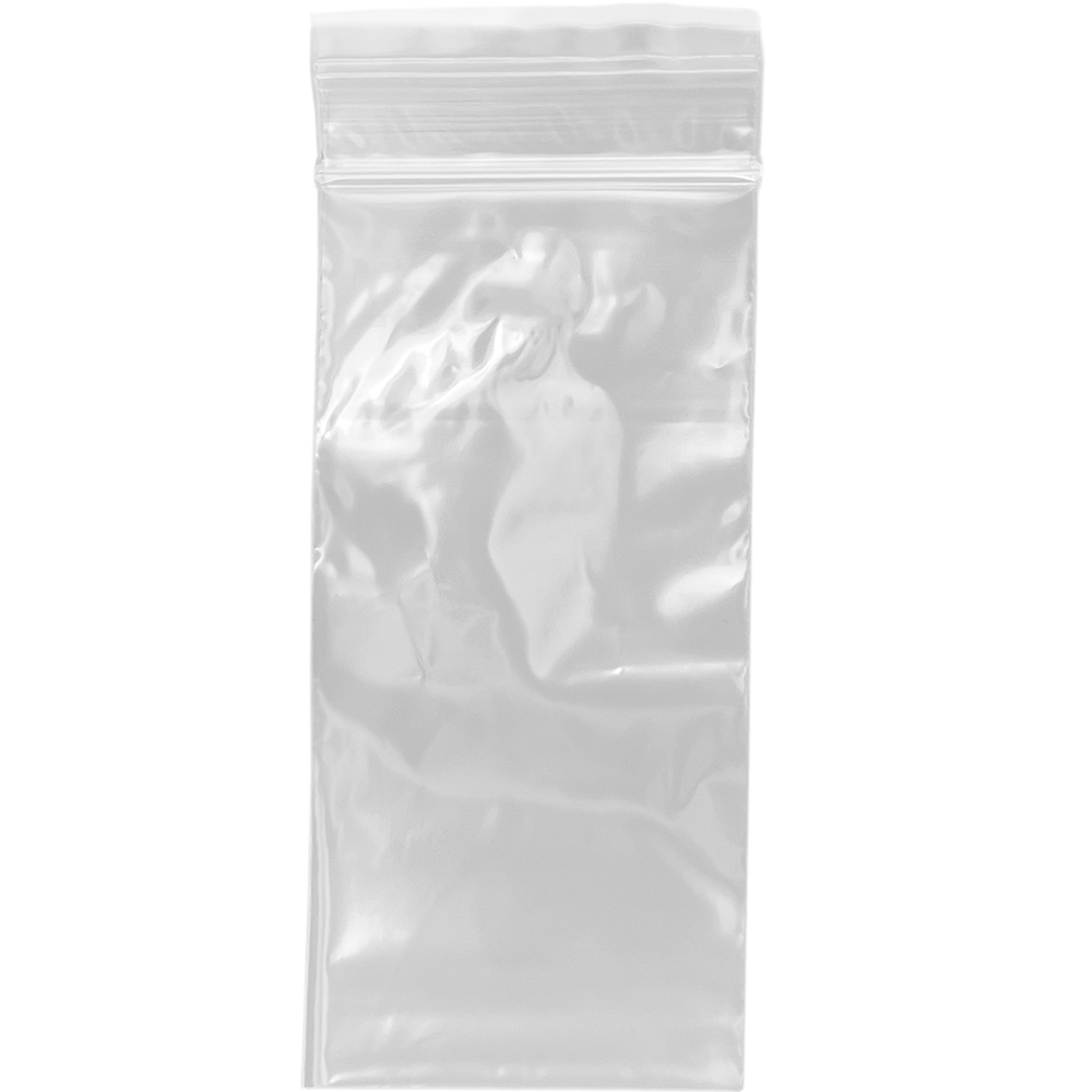 Physical 2 x 4 Ziplock Bag 2 Mil - Clearzip