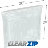 20 x 20 .006 Clearzip Lock Bags