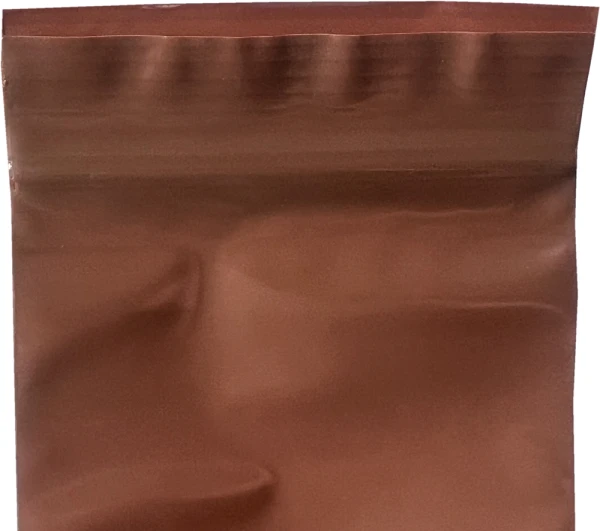 2.5 x 9 Clearzip UV Protection Amber Bags 3 Mil Open Top Offset Lip