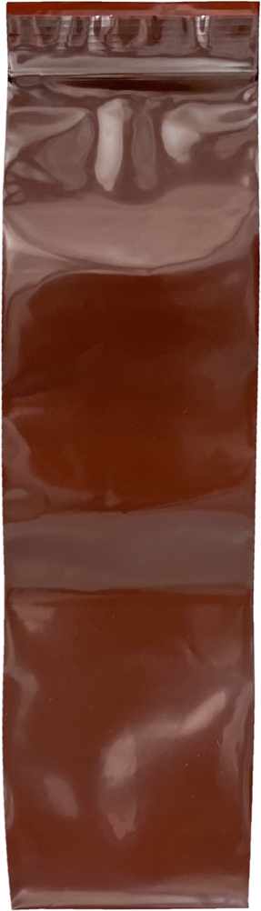 3 Mil 2.5 x 9 Amber Clearzip Lock Top Zip Bags 2.5 x 9 Clearzip UV Protection Amber Bags 3 Mil
