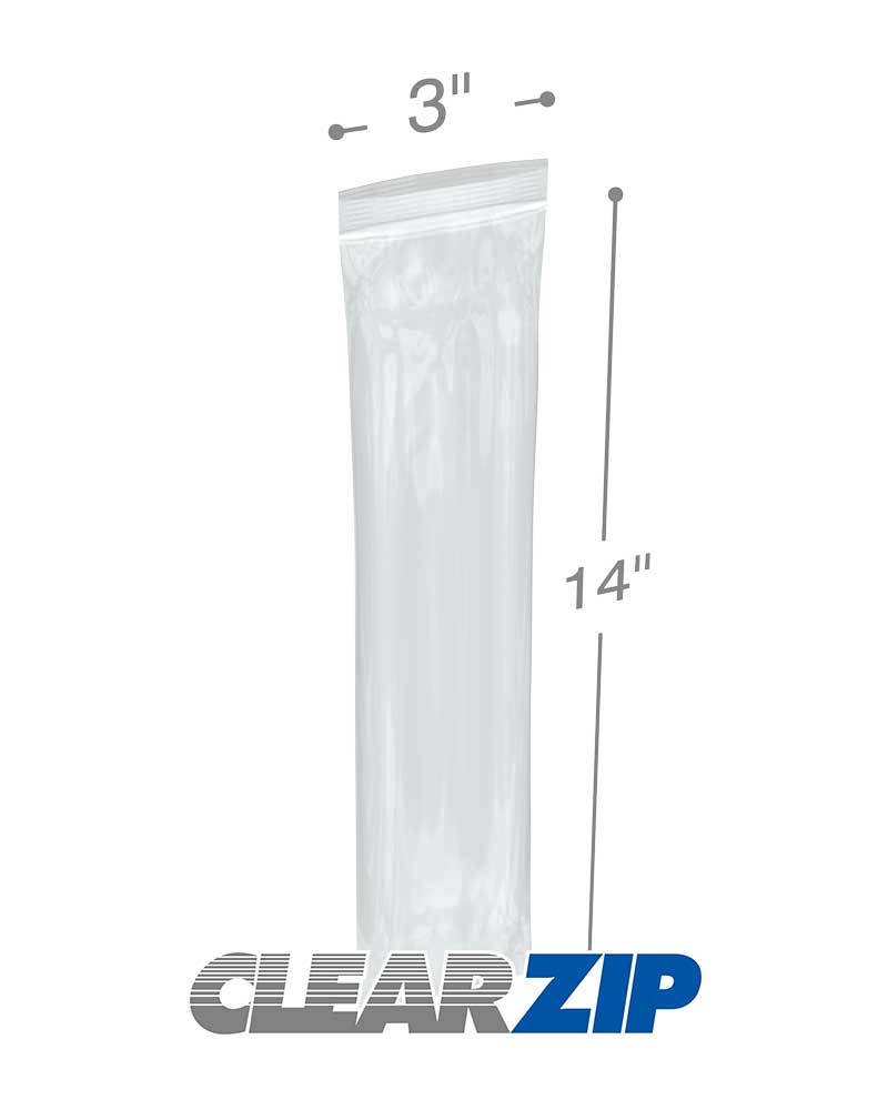 3 x 14 2 Mil Ziplock Bags