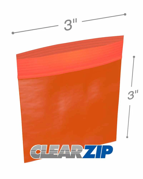 3 x 3 Zip Top Seal lock Reclosable Bags Clear Plastic Zip Seal 2mil Poly  Bags 1000 Pcs