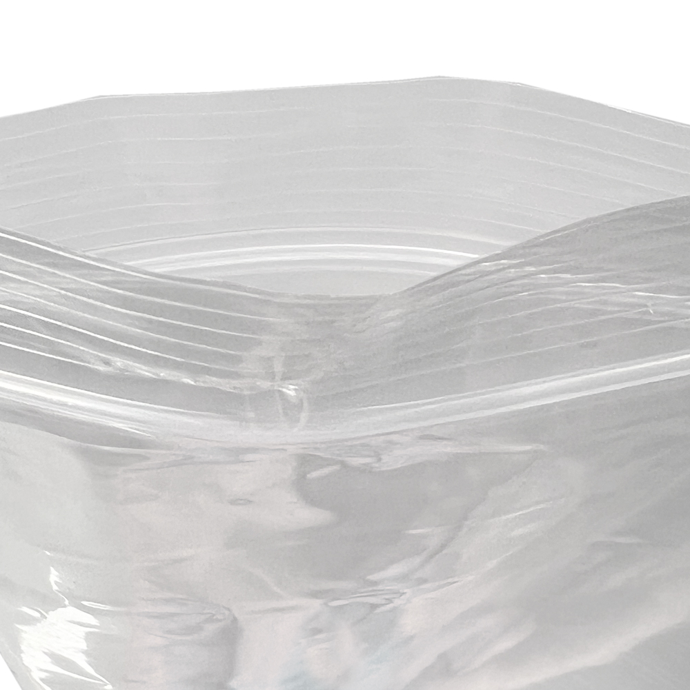 Close up of 3 x 5 Clearzip® Locking Top Bag 2 Mil Opening