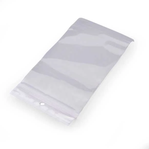 3 x 5 Hang Hole Zipper Locking 2 Mil Polypropylene Bags 3 x 5 Hang Hole Zipper Locking 2 Mil Polypropylene Bags