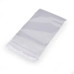 3" x 5" 2 Mil Reclosable Polypropylene Bags with Hang Hole