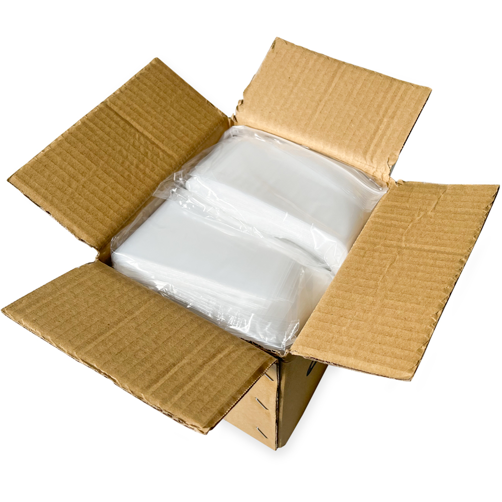 Case of 3 x 8 2 Mil Clearzip Lock Top Bags