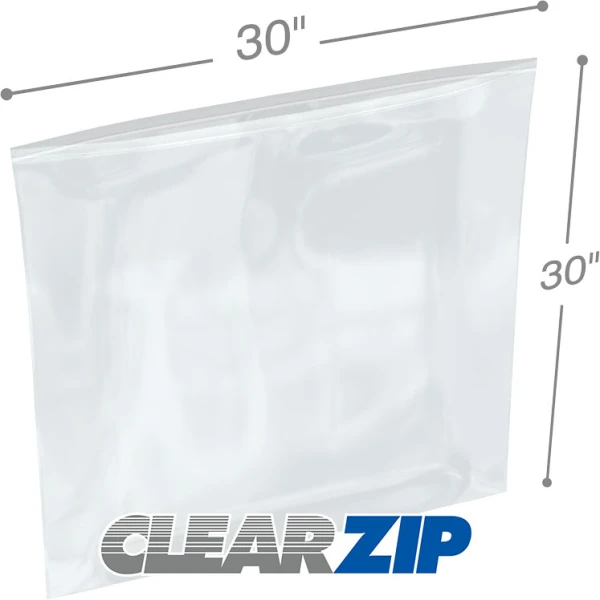 30 x 30 .006 Clearzip Lock Bags 30 x 30 .006 Clearzip Lock Bags